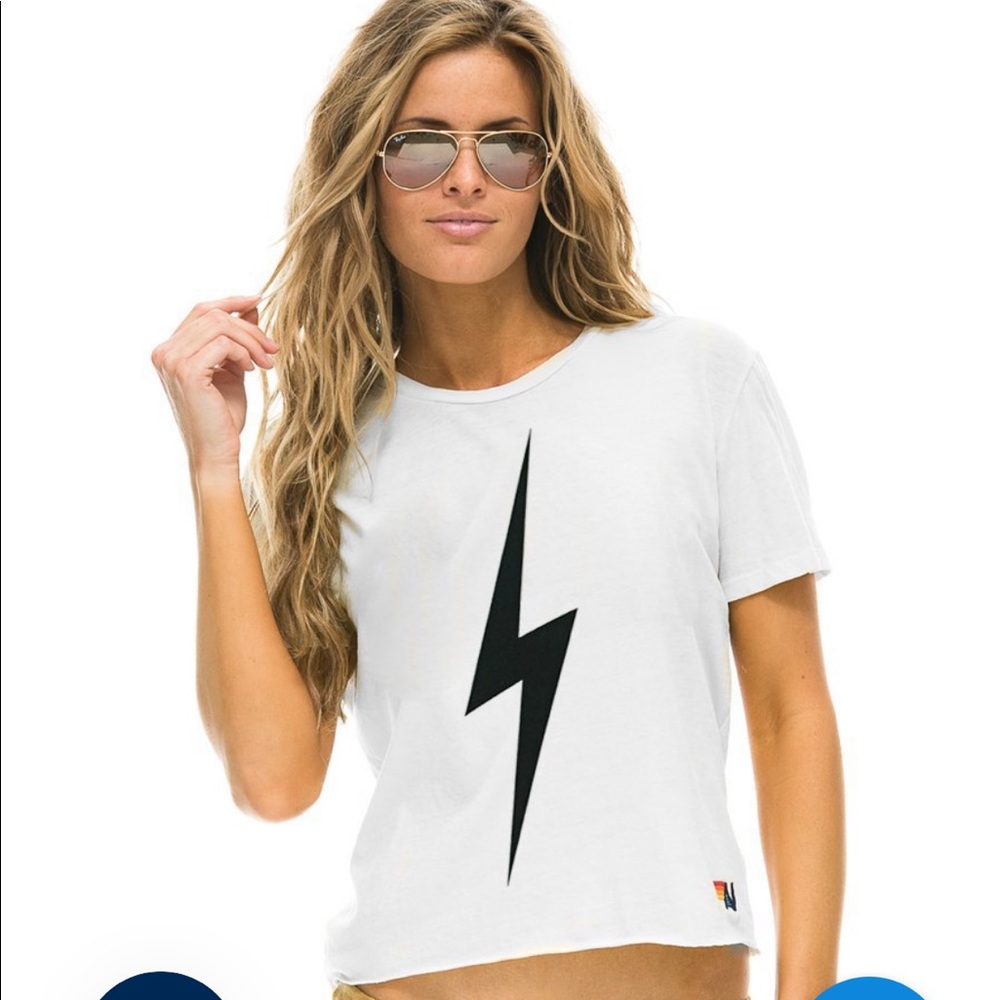 Aviator Nation Boyfriend Bolt Tee